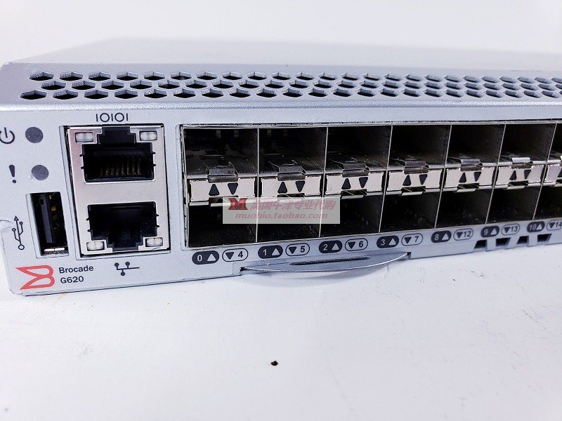 Scalable Full-Fabric Network Fibre Channel Switch BR-G620-24-32G-R with 64 Ports