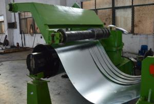 China 380V 50Hz 3 Phase Cold Coil Steel Slitting Lines 30m / Minute Green Color wholesale