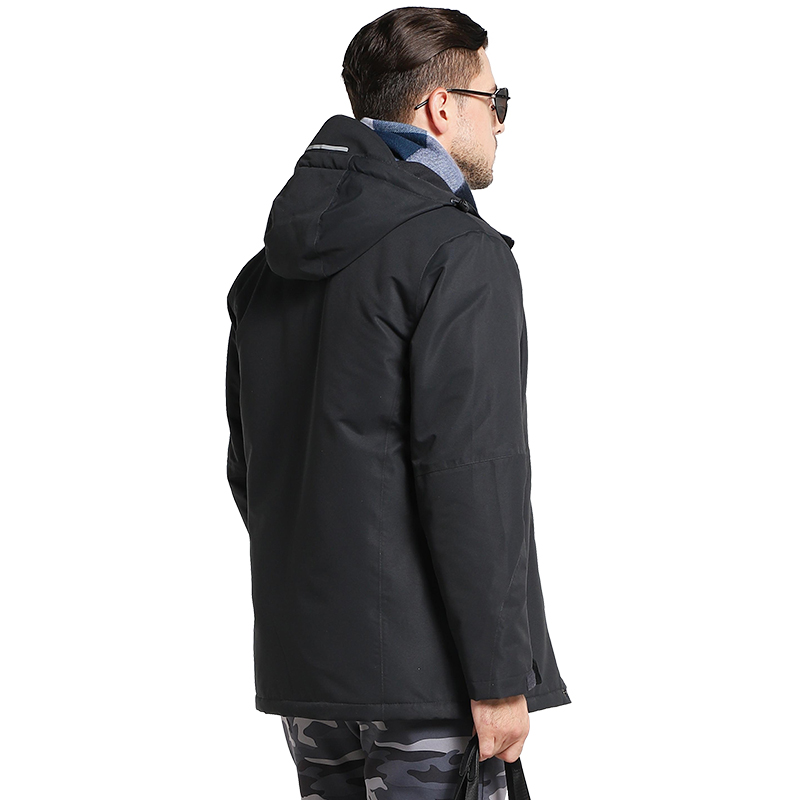 Outdoor Electric Heated Jacket Waterproof Winter Sport Three In One Men Ski Jacket