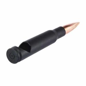 China Cool innovative men gift box, die casting zinc alloy affordable gift, black 50 Cal bullet bottle opener wholesale