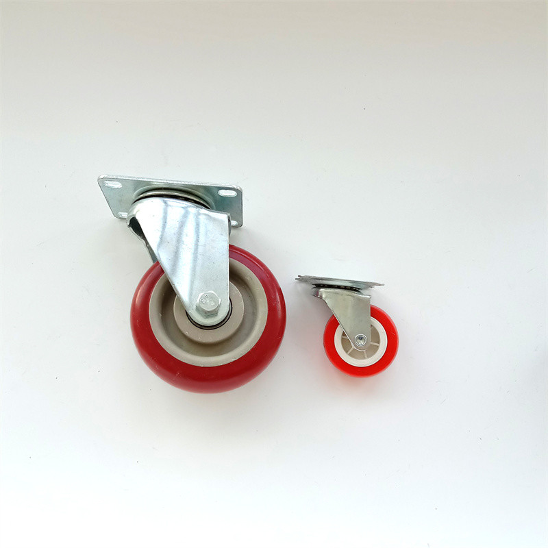 4Inch 500KG Swivel Light Duty Caster Wheels Rigid Stem