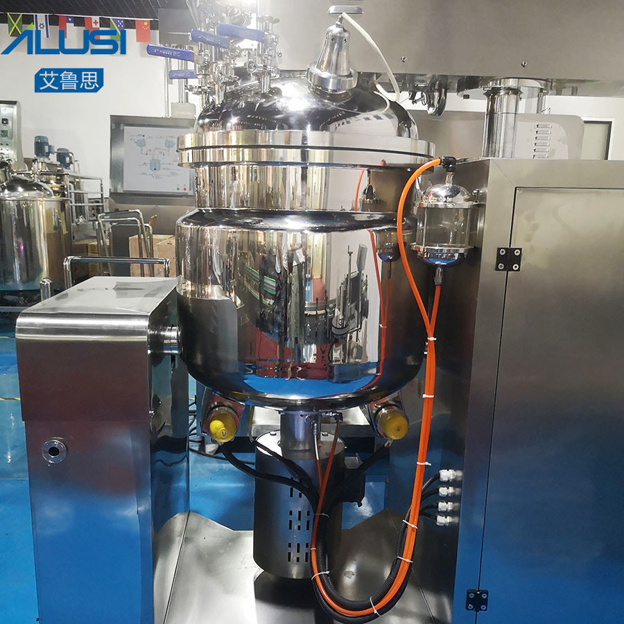 Cream Mixer Cosmet 0-65rpm Vacuum Emulsifying Mixer Ointment Mixing Making Machine