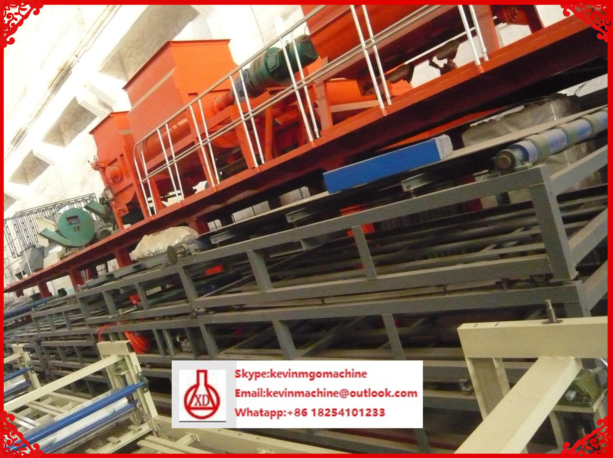 Fireproof Mgo Board Machine for Ceiling / Wall Skirting / Indoor Wall Decoration