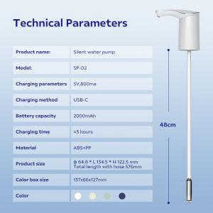 2026 High Power Rechargeable Water Dispenser With Food Grade Material
