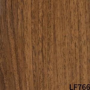 China Door Cabinets Dark Wood Grain Laminate Foil PVC ODM wholesale