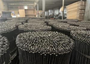 China 6 Inch 1000 Pcs / Coil Iso 9001 Black Annealed Binding Wire wholesale