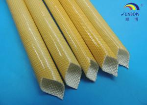 China 155℃ Heat Resistance Polyurethane Fiberglass Sleeving for electric motors wholesale