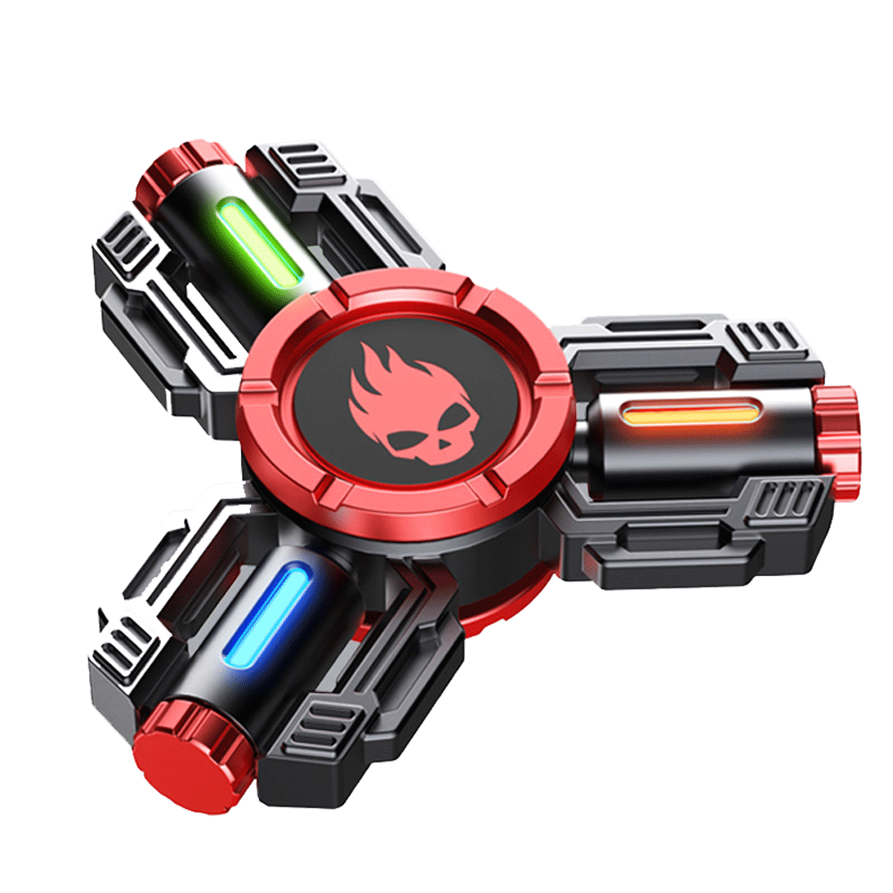 Unisex Shadow Silver Fidget Spinners Metal Fidget Toys for Kids and Adults