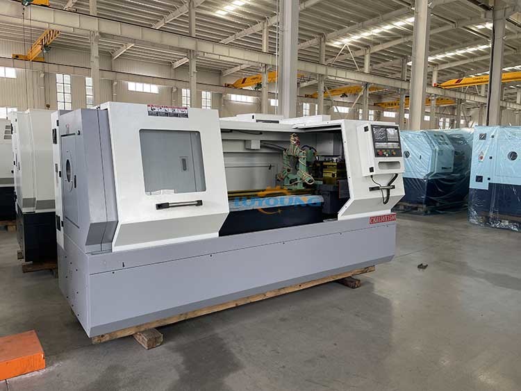 2 Axis Cnc Lathe Machine Precision 750mm Distance Between Centre