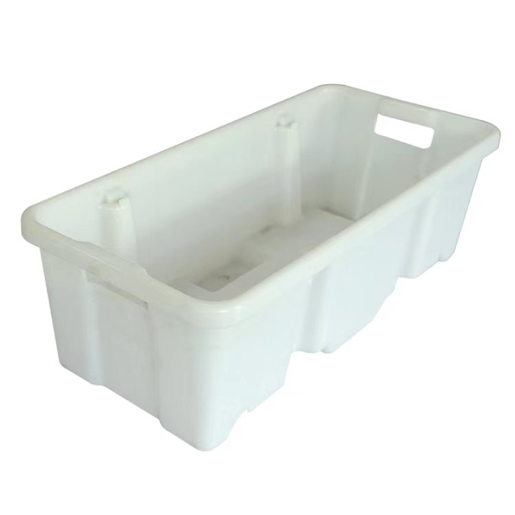 Harvesting Fruits Plastic Mesh Crate Customized Without Iron Handle