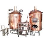 Food Beverage Stainless Steel GSTA 1000L Bronze Craft Beer Brewing Equipment for