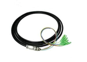 China 6 Core SC / APC Fiber Optical Pigtail Waterproof , Outdoor SM 9 / 125 G652D Fiber Cable wholesale