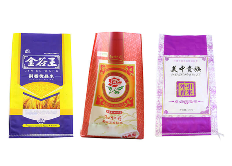 Polypropylene Animal Feed Packaging Bags , Bopp Laminated Pp Woven Bags For Dog Food