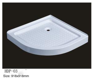 China Acrylic shower tray, shower basin,acrylic shower base HDP-03 wholesale