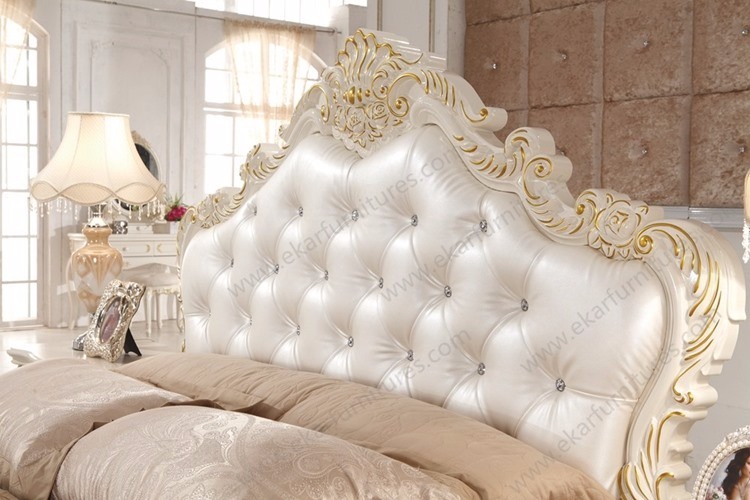 China bed making factory high quality fashionable king size bed 6018