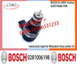 BOSCH DRV Valve 0281006198 Control Valve 0281006198 Applicable to Mitsubishi