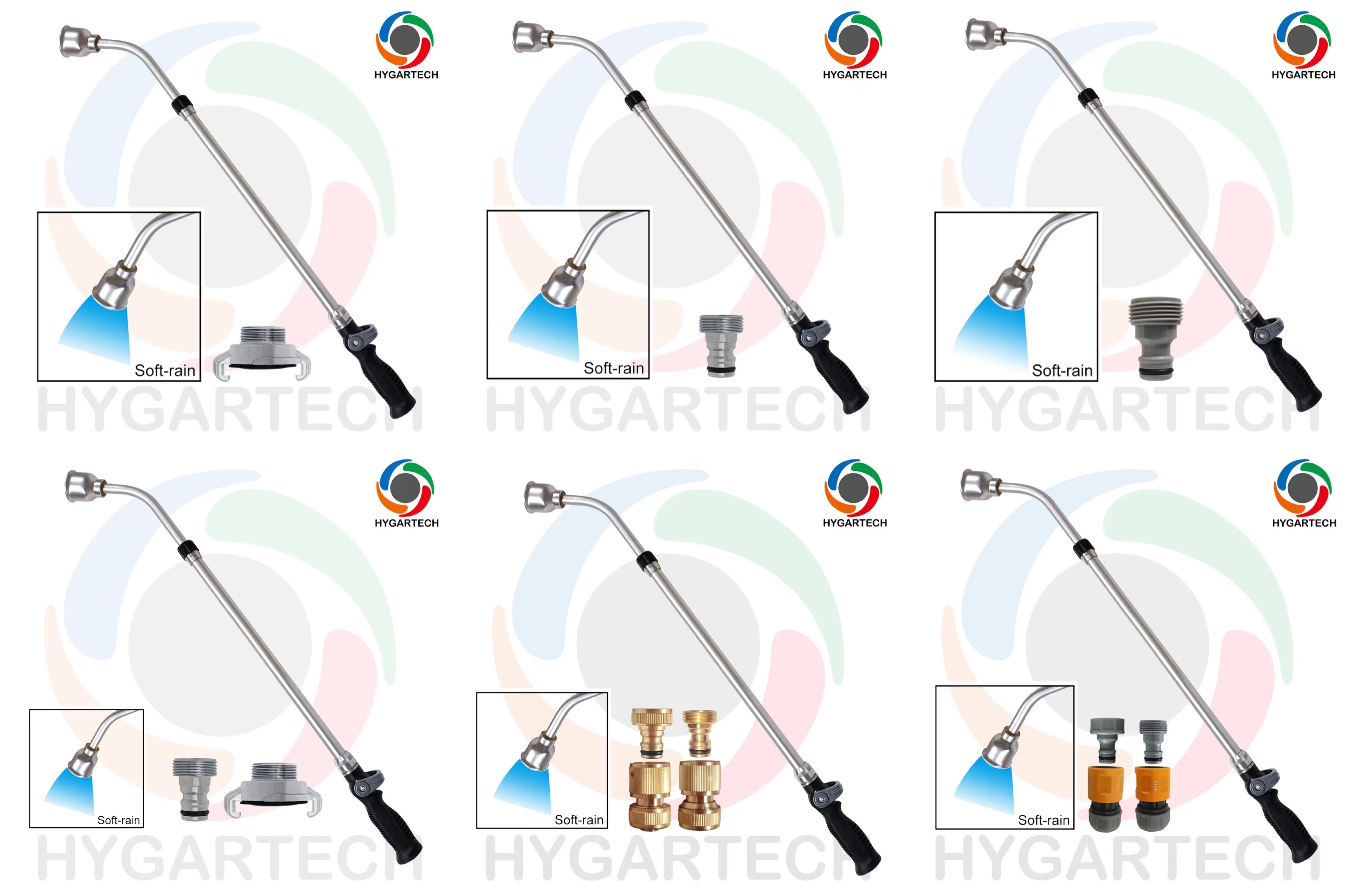 Telescopic Metal Soft Rain Spray Lance With Thumb Control