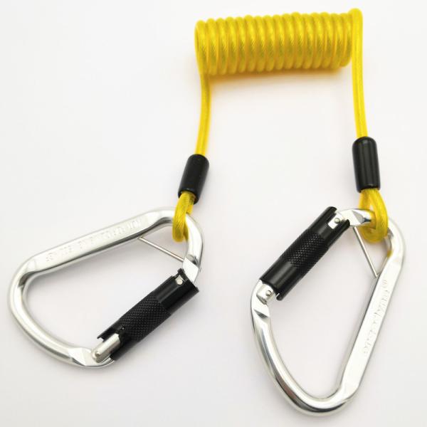 Professional Adjustable Retractable Safety Plastic Coated Spring Steel Coiled