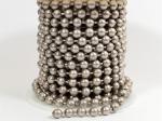 Silver Plated 4mm Metal Chain Curtain Stainless Steel Ball Bead