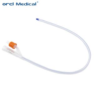 China Hospital / Homecare Silicone Foley Catheter 2 Way Disposable Drainage Catheter wholesale