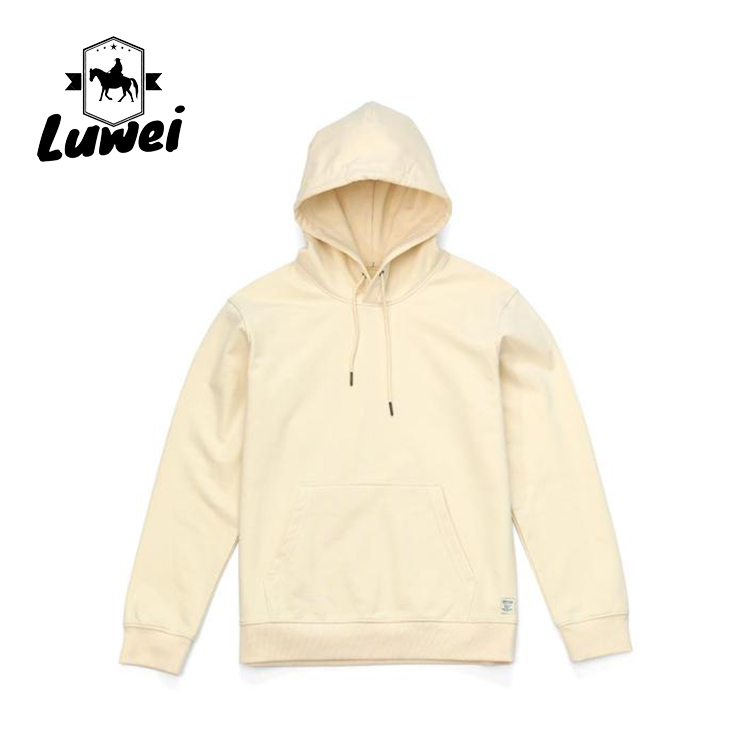 Texture Pullovers 360g Fabric Solid Custom Bluza Hooded Men Thick Basic Sweatshirts Quality Jogger Hoodies