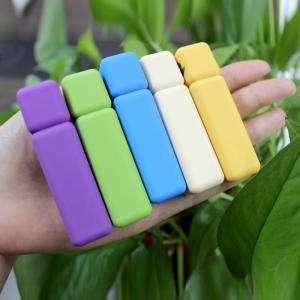 China Private Label 6ml Rubber Plastic Empty Lip Gloss Tubes Square 76*20mm wholesale