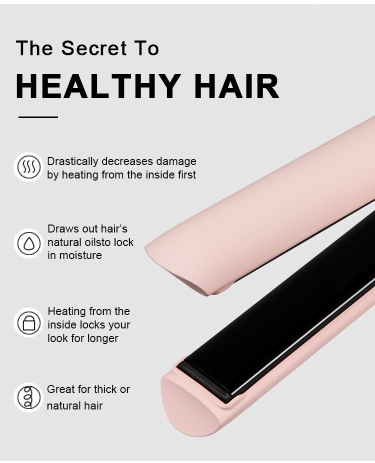 45W Two In One Straightener And Curler 1 Inch Plates Ceramic For Hotel