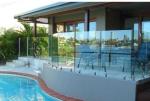 Frameless No Holes Pool Fencing Glass Panel Heat Soaked Toughened