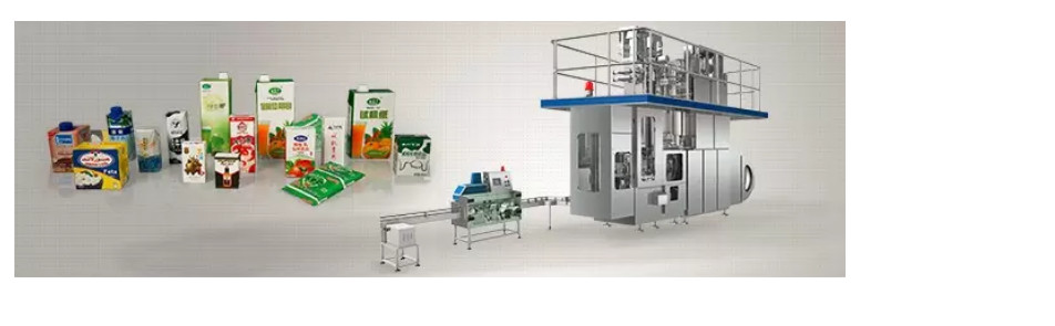 125ml Aseptic Brick Carton Filling Machine Beverage Packaging Machine