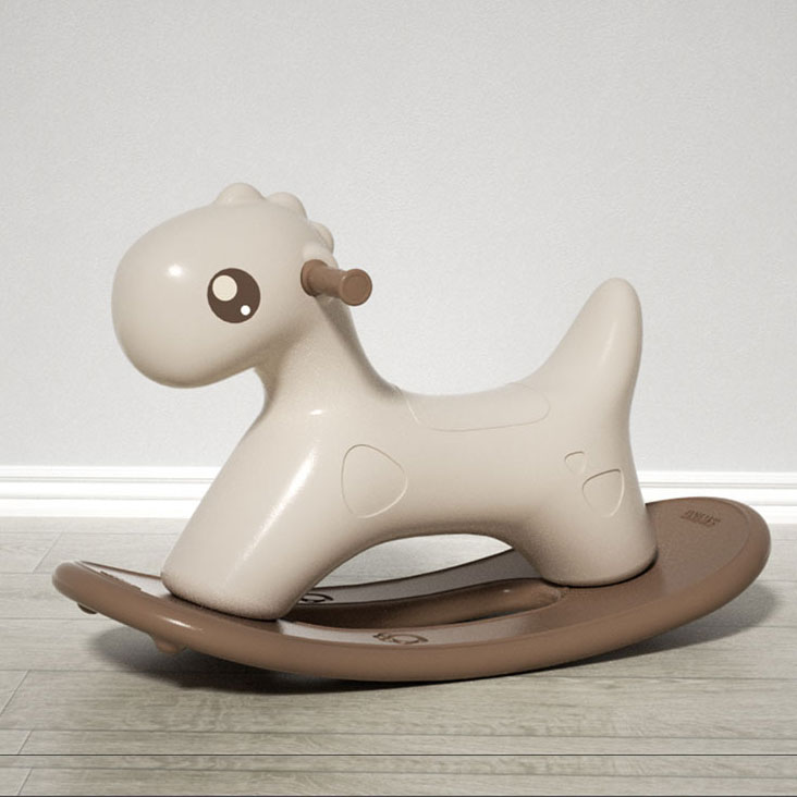 Gender-Neutral Baby Child Rocking Horse Roller Coaster Ride-on Toy Great Birthday Gift