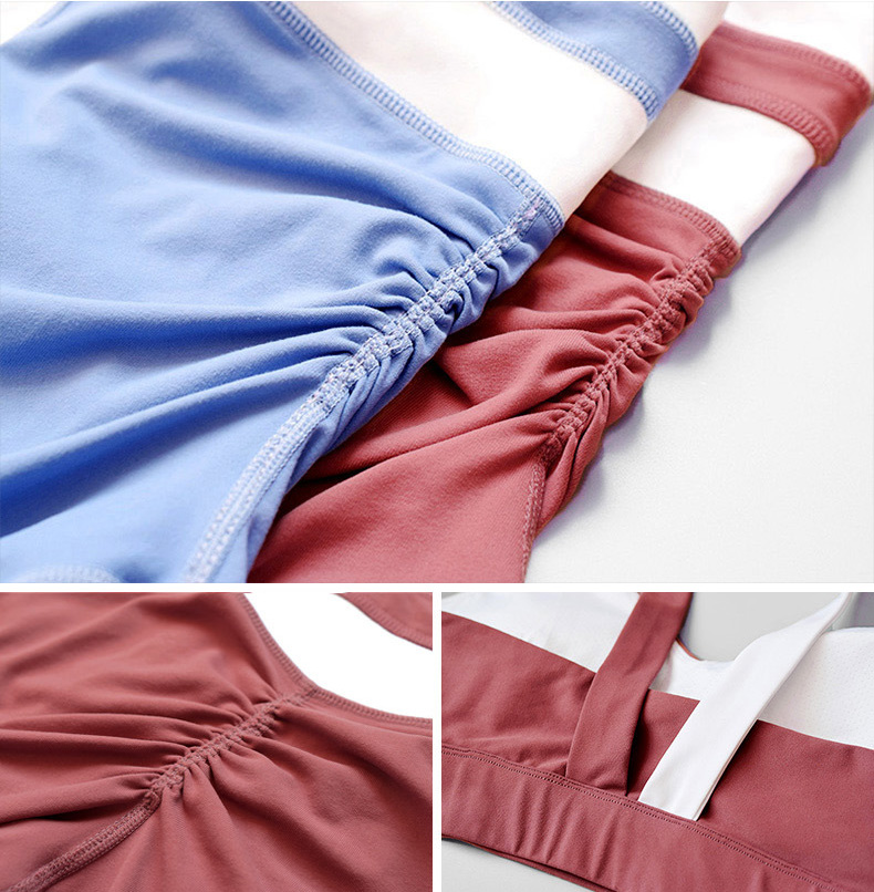 OEM Yoga Fitness Set Color Block Patchwork Low MOQ Legging Manufacturer