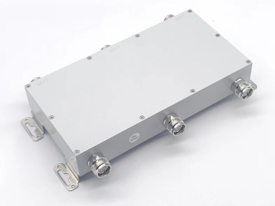 698-3800MHz 4 in 1 out Low Pim Hybrid Coupler DIN-F