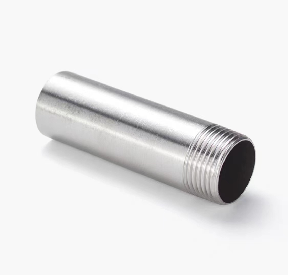 Equal 304 Stainless Steel Pipe Fitting Weld Nipple Coupling Connector for Water Oil Air