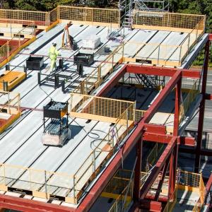 China 3ft Platms Edge Protection Barrier Polyester Powder Coating wholesale