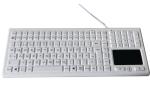 Medical Silicone Waterproof Keyboard 122 Functional Keys Backlight German Layout