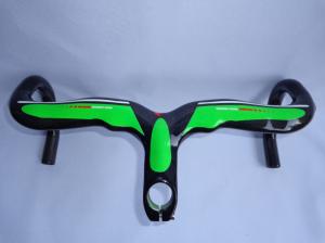 HB-NT13 bicycle parts full carbon fiber handlebar Road bicycle handlebar (green)