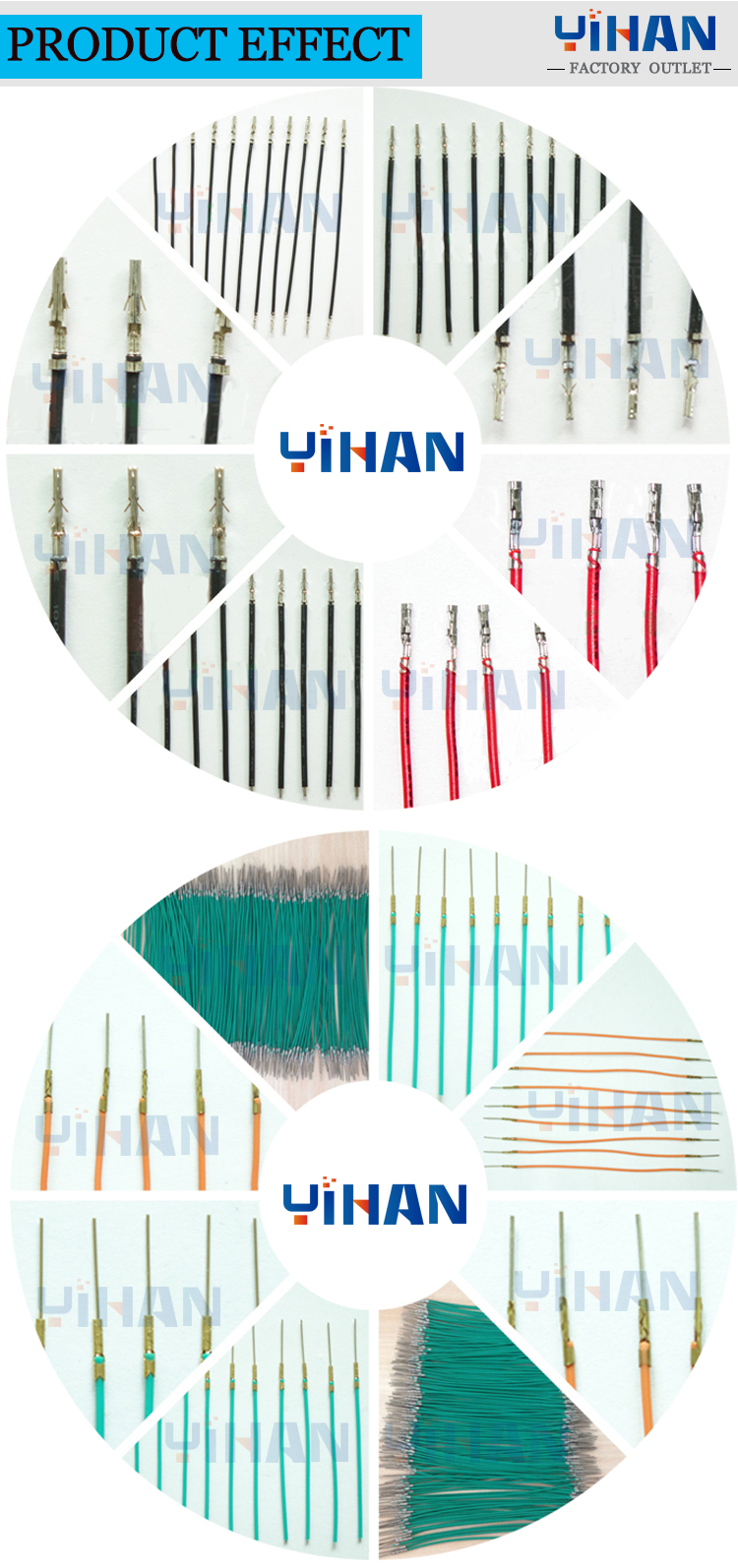 High Productivity Multifunctional Double Head Terminal Machine for Automatic Operation