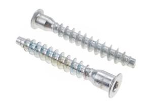 China M5 Hex Socket Steel Confirmat Screws for Wood Furniture Zinc Rust Proof wholesale