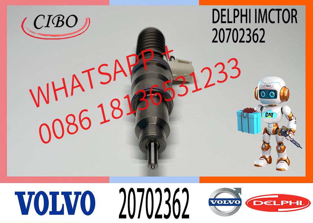 Engine Parts 20702362 21644596 Fuel Injector For VOL-VO Trucks D13 D16 Fuel Injector Nozzle 21569200 21458369 20569291