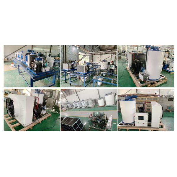 360 Kg Flake Ice Making Machine Food Cooling For Seafood Freezing