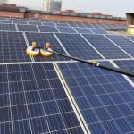 Electric Double-Head Brush for Photovoltaic Panel Cleaning 1 Year After-sales