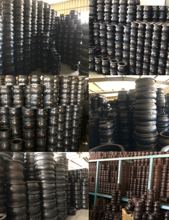 ANSI 150LB Ductile Iron Flanged Rubber Bellows Eccentric Expansion Reducer Rubber Joints