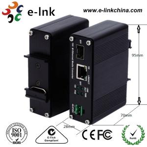 China Din Rail Mount Industrial Ethernet Fiber Media Converter wholesale