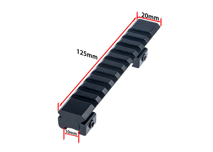 ANS D0027 Scope Mount Base 125mm Length High Strength OEM / ODM Welcomed