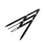 Laser Print Logo Black 4 Prong Stainless Steel Golden Mean Calipers With Scale