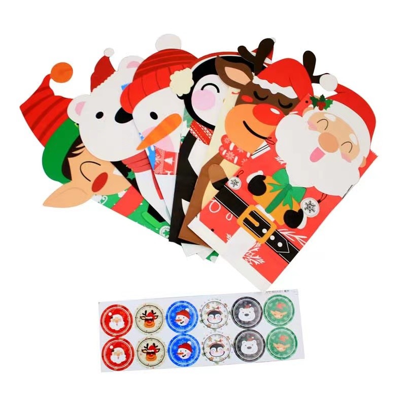 12*18*20.5cm Xmas Paper Gift Bags
