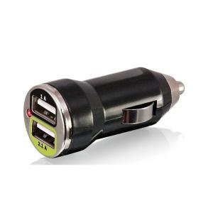 China 2.1A Dual USB bullet usb car charger wholesale