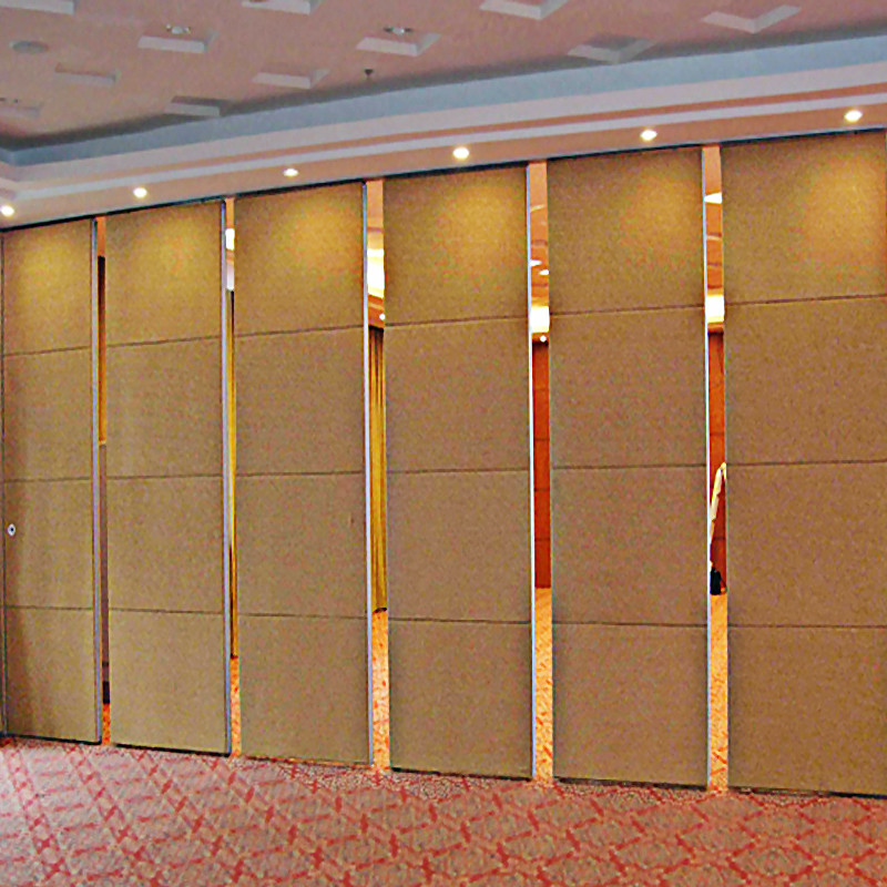 Folding Removable Sliding Wheels Soundproof Partition Wall Materials For Classroom