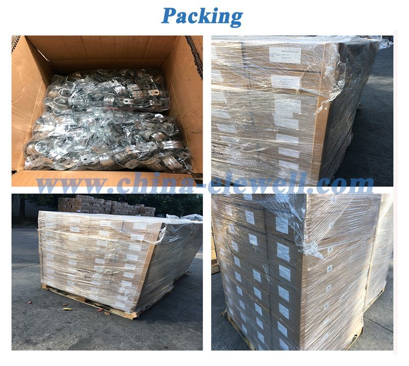 Galvanized Saddle Clamp One Hole EMT Conduit Strap
