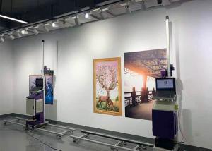 China VSDT 120W Direct To Wall Painting Machine Double Epson Nozzles wholesale